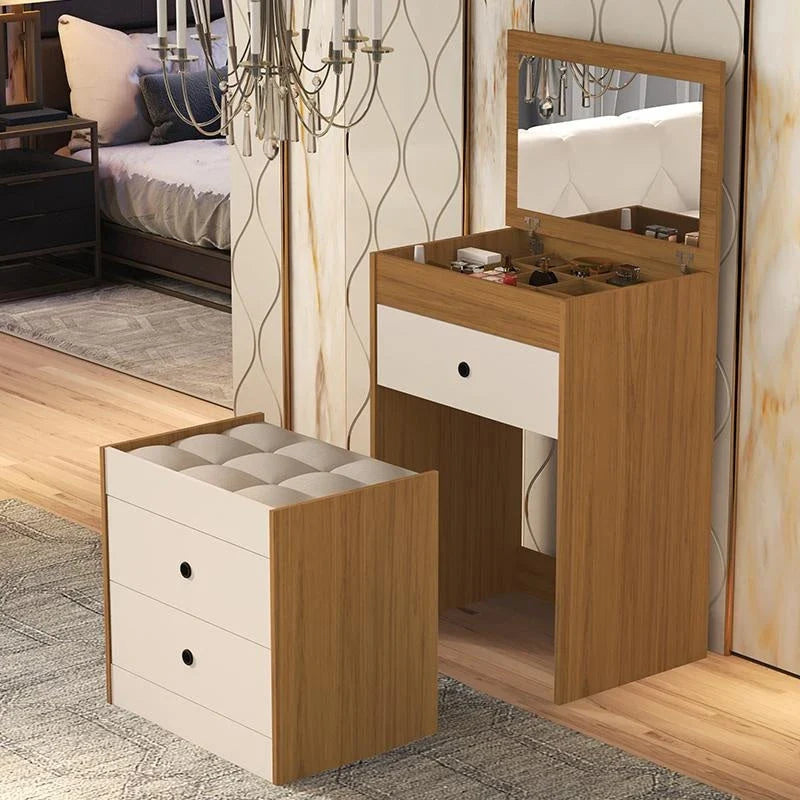 [COMPRE 1 LEVE 2] Penteadeira Smart com 3 Gavetas + Banco de Brinde